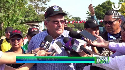 Inauguran 200 metros lineales de calles en el barrio Daniel Ortega de Ciudad Sandino