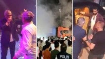 AK Parti'nin düzenlediği Cengiz Kurtoğlu konserinde yangın! Bakan Nebati bölgeden uzaklaştırıldı