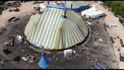 Issato a Milano il Grand Chapiteau del Cirque du Soleil