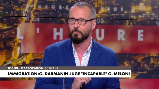 Joseph Macé-Scaron : «Je demande pardon à l'Italie, nous sommes le pays qui fait le plus d'appel d'air en Europe»