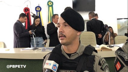 Câmara Municipal concede Voto de Louvor a Policiais Militares de Pedras de Fogo