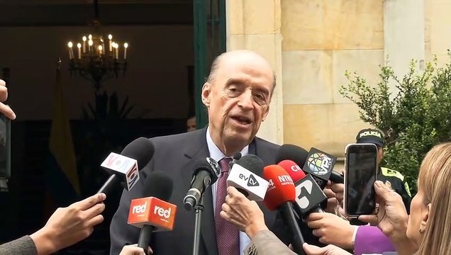 Entrevista canciller de Colombia a medios de prensa