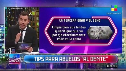 Fernando Dente sobre el sexo en la tercera edad