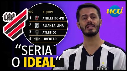 Fael torce para Athletico pontuar na Libertadores