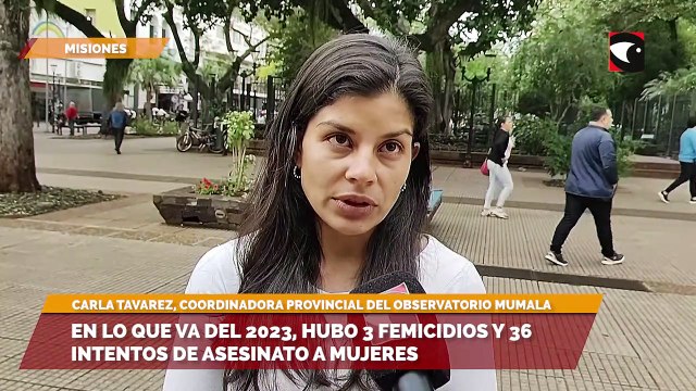 En lo que va del 2023, hubo 3 femicidios y 36 intentos de asesinato a mujeres