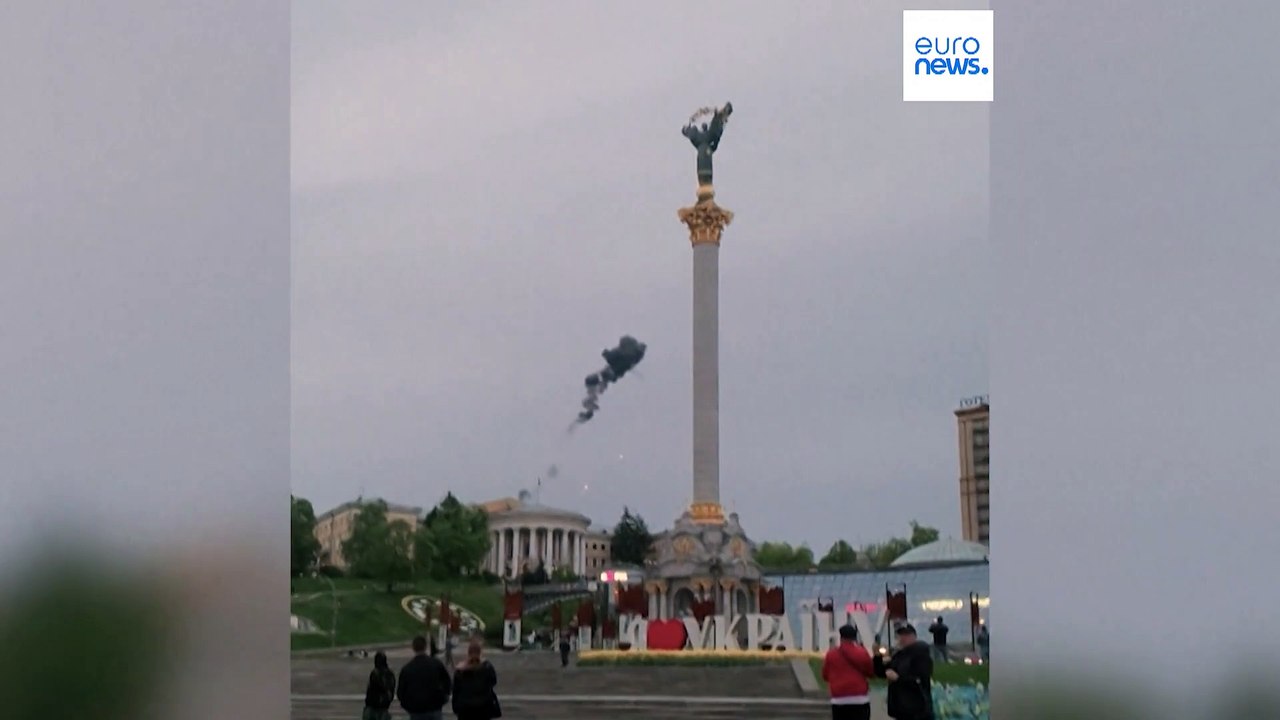 Потерявший управление украинский беспилотник "Байрактар" был сбит над Киевом