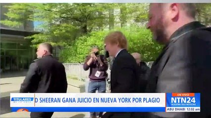 Ed Sheeran ganó pleito legal en Nueva York por presunto plagio de su canción “Thinking Out Loud"
