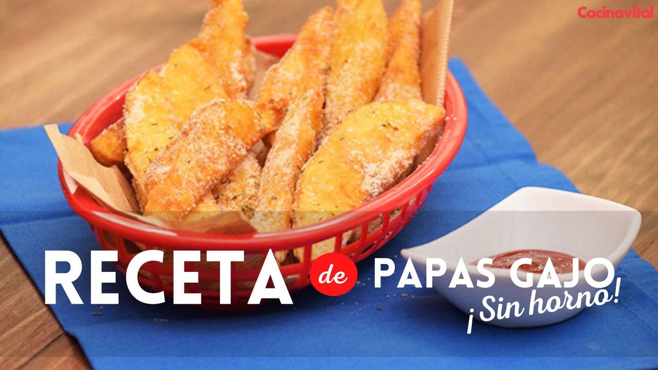 Aprende cómo hacer Papas gajo ¡Sin horno y receta fácil!