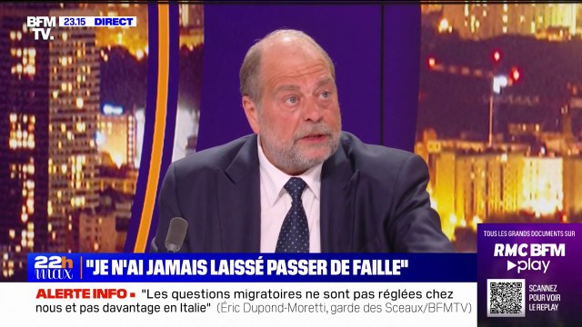 Places de prison: En 2024, la moitié des établissements pénitentiaires sera sortie de terre affirme Éric Dupond-Moretti (ministre de la Justice)