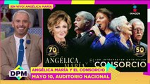 En vivo: Angélica María prepara concierto con El Consorcio para el Día de las Madres