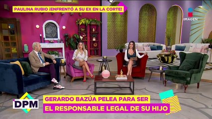 ¡Paulilna Rubio enfrentó a su ex, Gerardo Bazúa, por su hijo!