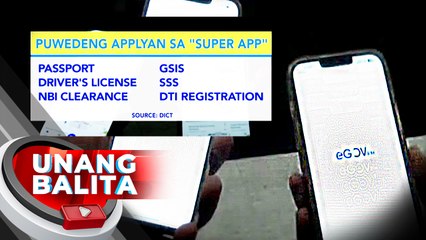 "Super App" na puwedeng magamit sa pag-apply ng mga government documents, I.D, ATBP., nakatakdang ilunsad sa Hunyo | UB