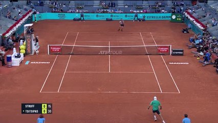 Struff stuns Tsitsipas to reach Madrid semis