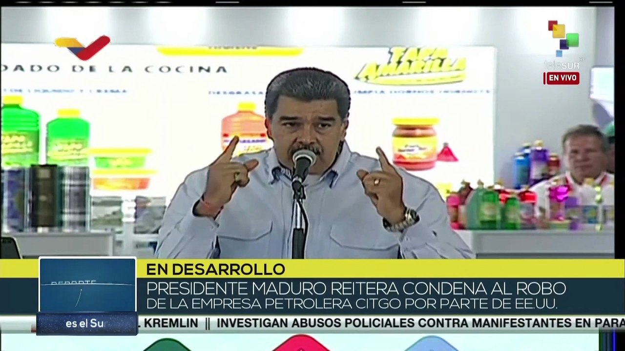 Presidente Nicolás Maduro ratifica el rechazo a acciones de EE.UU. contra empresa venezolana CITGO
