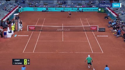 Скачать видео: Struff stuns Tsitsipas to reach Madrid semis