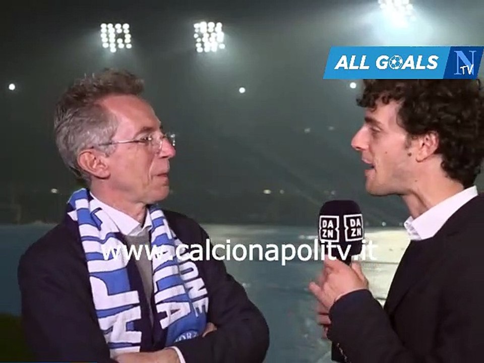 Napoli campione d'Italia 4/5/23 intervista Gaetano Manfredi