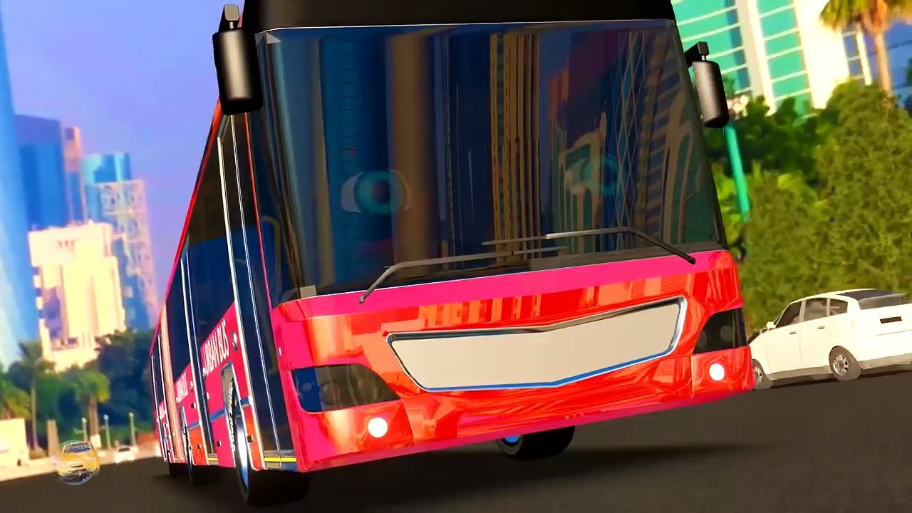 Wheels On The Bus   Street Vehicles Nursery Rhyme for Kids by Speedies
