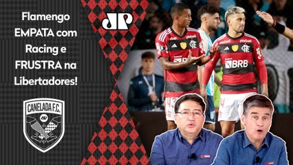 "O SAMPAOLI FOI INFELIZ! E tem gente XINGANDO porque o Flamengo DE NOVO..." 1 a 1 com Racing FRUSTRA