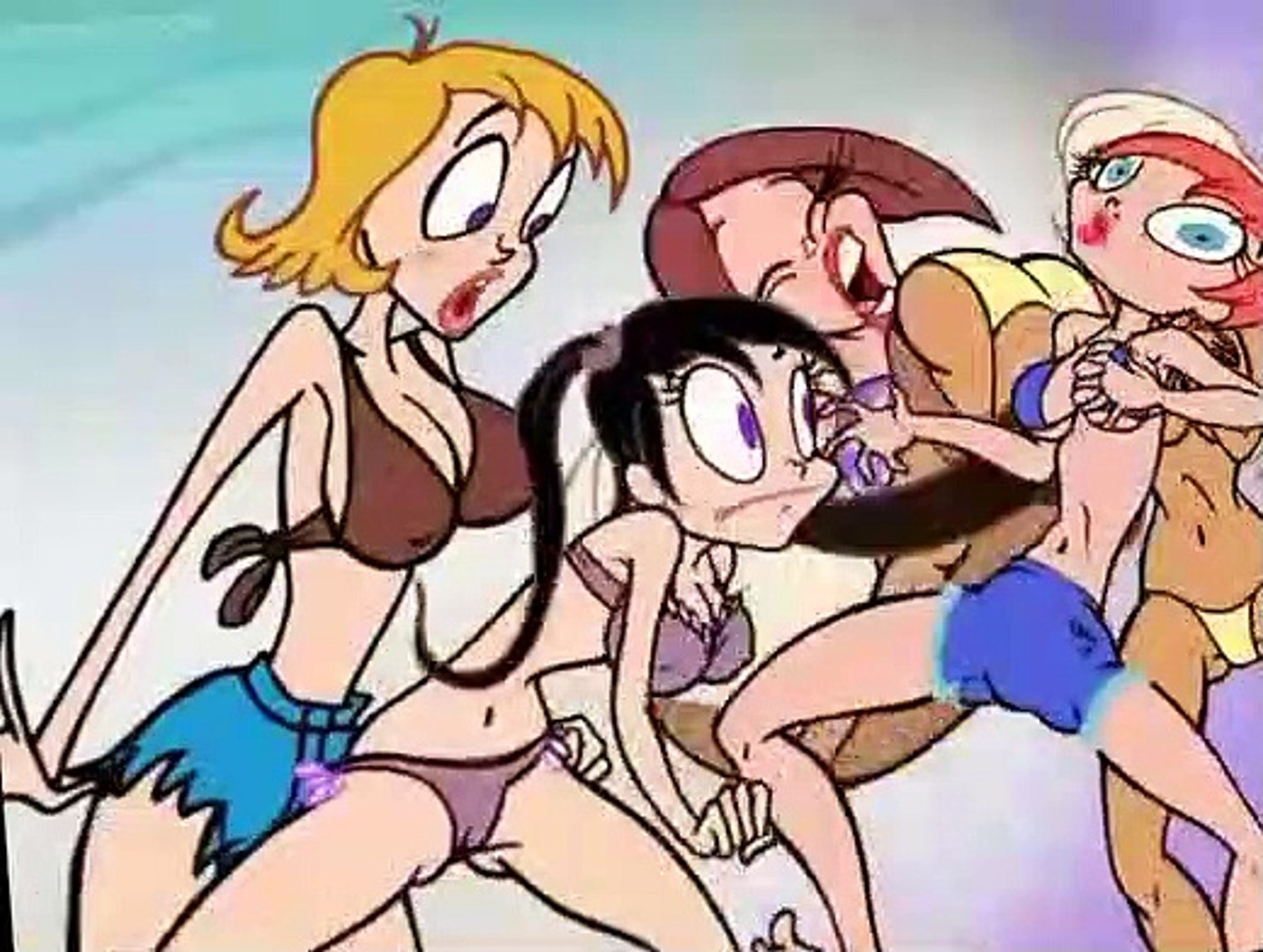 Sexy Beach Cartoons - Ren & Stimpy 'Adult Party Cartoon' E004 - Naked Beach Frenzy - video  Dailymotion