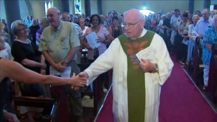 Father Bob Maguire honoured at a state funeral in Melbourne
