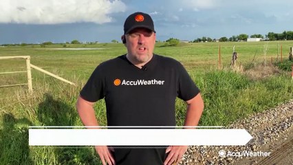 Explosive development as storms form in Texas