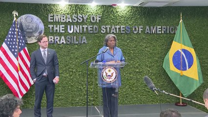 Embajadora de EEUU dice que Brasil no debe "recompensar" a Rusia en acuerdo de paz