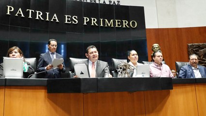 Se instala la Comisión Permanente en el Senado de la República.