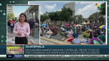Guatemala: Educadores protestan contra ley que va en detrimento de sus condiciones laborales
