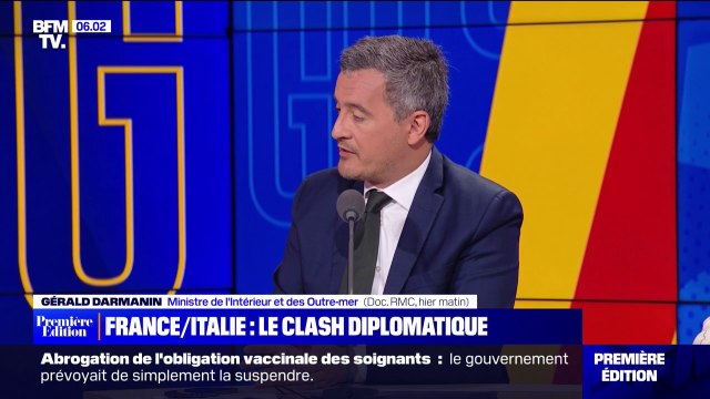 France/Italie: Gérald Darmanin juge Giorgia Meloni incapable de régler les problèmes migratoires