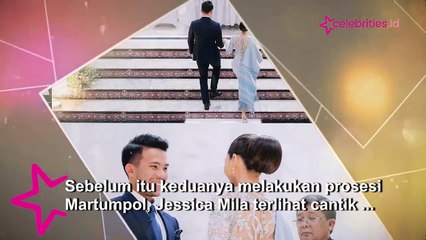 Intip Kecantikan Jessica Mila saat Prosesi Martumpol, Kenakan Pakaian Bernuansa Biru Muda