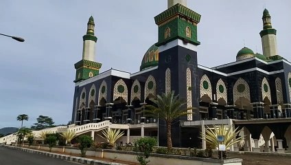 Masjid Agung Sultan Abdullah Kabupaten Lebong Bengkulu Indonesia