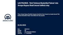 LAS PALMAS - Türk Telekom Basketbol Takımı'nda Avrupa Kupası finali öncesi talihsiz olay