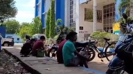 পশ্চিম মেদিনীপুর: বসারও জায়গা নেই, তাড়িয়ে দেওয়া হচ্ছে রোগীর পরীজনদের!