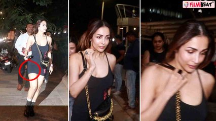 Malaika Arora Backstreet Boys के Concert में पहुंचीं, black short dress में Uncomfortable थीं Malla?
