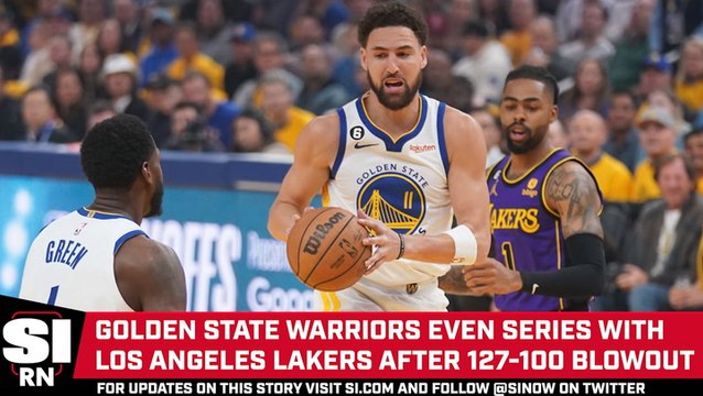 Warriors Even Series with Lakers, Klay Thompson Leads with 30 Points