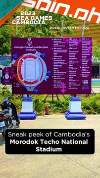 Take a look at the Southeast Asian Games' main venue in Phnom Penh