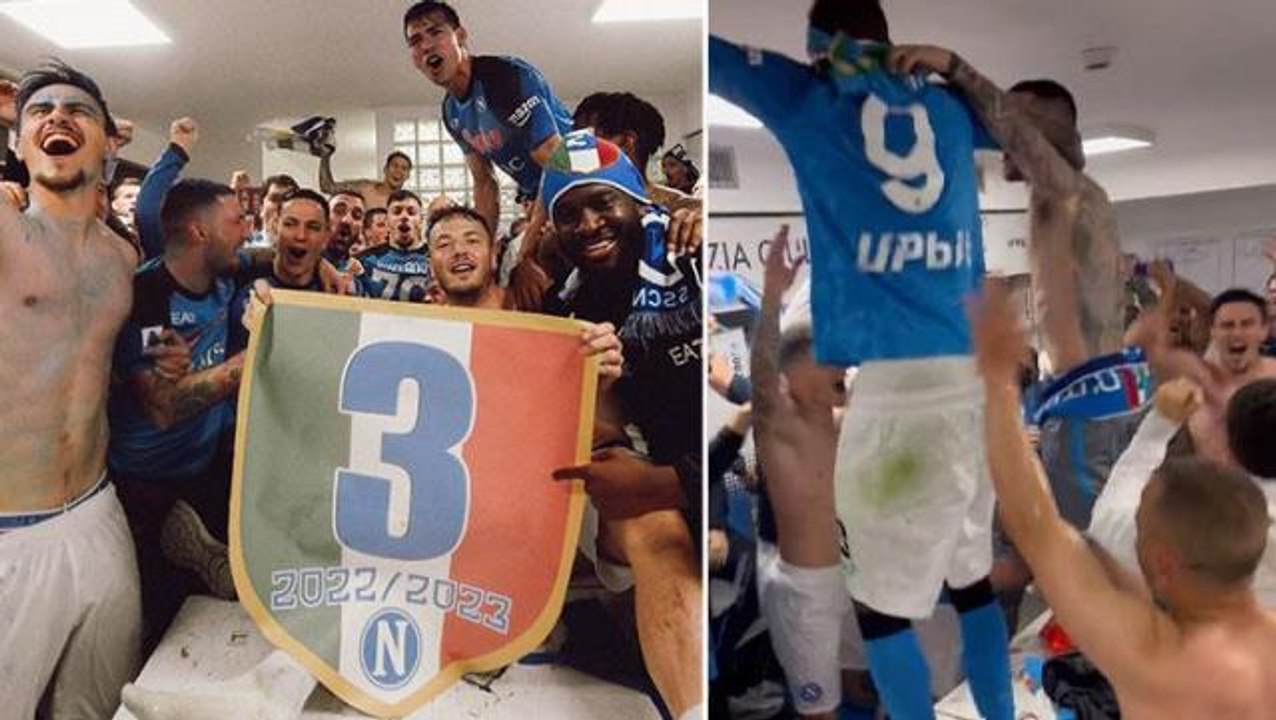 Tarihi şampiyonluğa kayıtsız kalmadılar! Mertens ve Hamsik, Napoli'yi kutladı