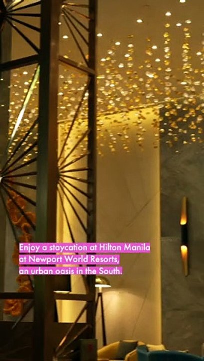 Is the summer heat too much for you? ☀️  Cool yourself off while enjoying a staycation at Hilton Manila at Newport World Resorts! @hiltonmanila #HiltonManila #NewportWorldResorts