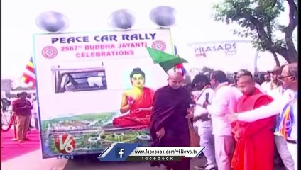 Download Video: Minister Srinivas Goud Flags Off Peace Car Rally At Tank Bund On Account Of Buddha Jayanti _ V6 News