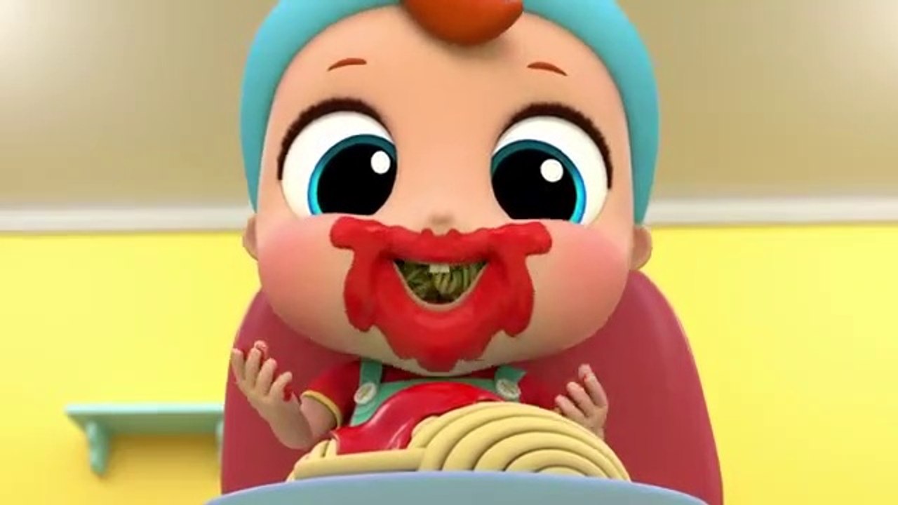 Spagetti Çok Lezzetlidir!  Yemek kuralları | Eğlenceli Öğretici Çocuk Şarkıları