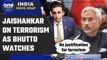 S Jaishankar’s veiled attack on Pakistan while speaking of terrorism | Bilawal Bhutto |Oneindia News