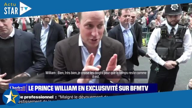 Couronnement de Charles III : je croise les doigts pour que… , le prince William surprend au micro
