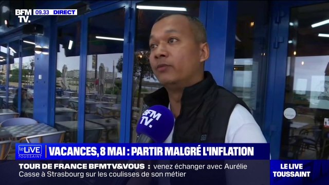 Aux Sables d'Olonne (Vendée), les commerçants espèrent accueillir de nombreux touristes pour le week-end prolongé du 8 mai