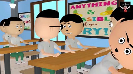 SCHOOL KA PEHLA PYAR __ FUNNY ANIMATED COMEDY