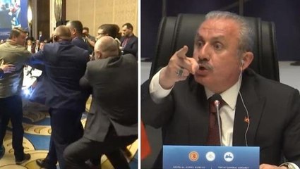 Ukraynalı ve Rus yetkililerin birbirine girmesi TBMM Başkanı Şentop'u çok kızdırdı