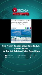 Pria Nekat Tantang Nyi Roro Kidul, Ke Pantai Pakai Baju Warna Hijau