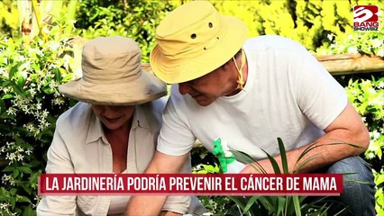 La jardinería puede prevenir el cáncer de mama