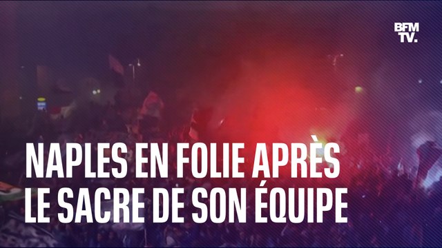 La ferveur des supporters de Naples après le sacre de leur équipe
