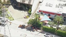 شاهد: إعصار يخرم أسطح مبان في لوس أنجلوس