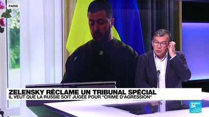 Zelensky réclame la création d'un tribunal spécial pour le crime d'agression
